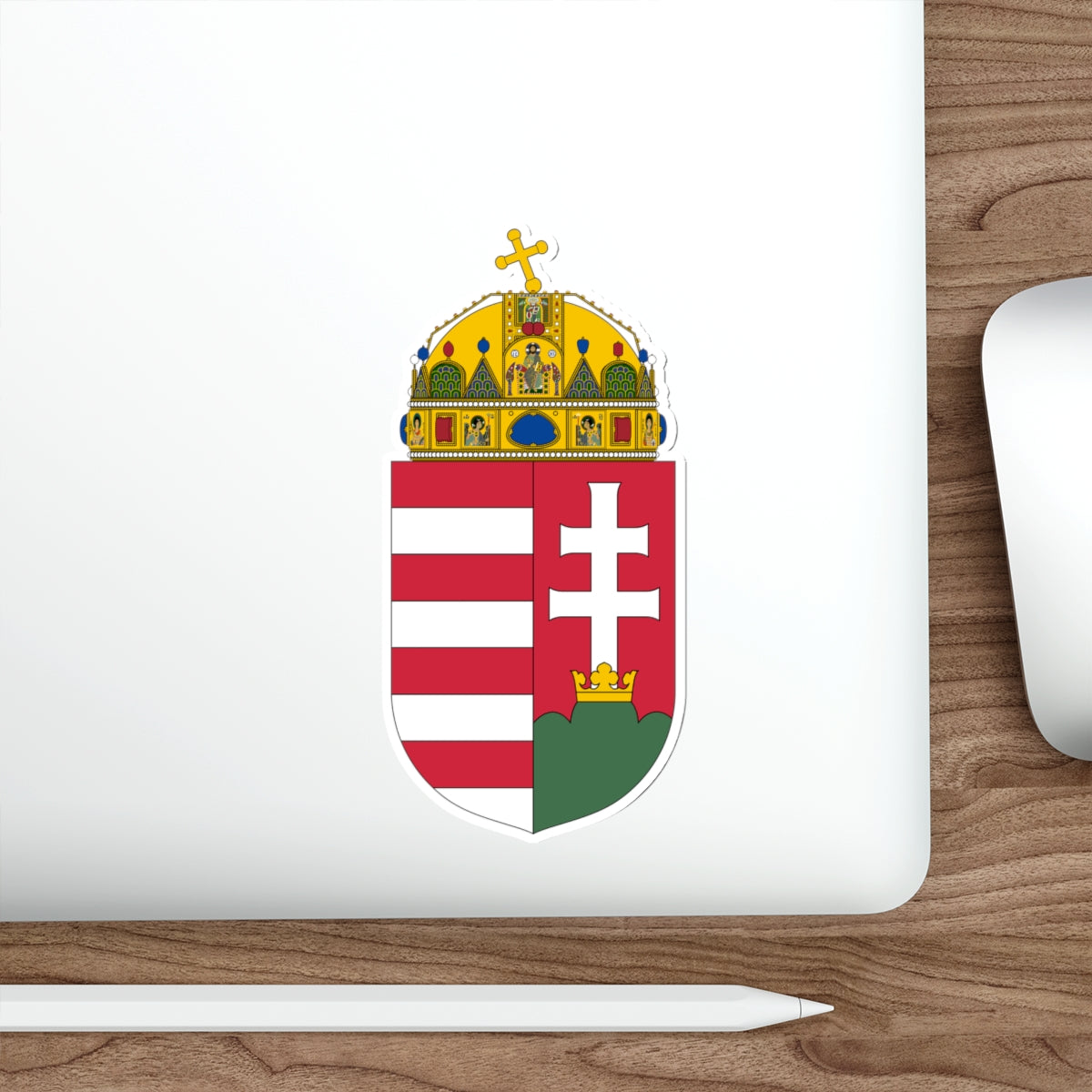 Coat of arms of Hungary STICKER Vinyl Die-Cut Decal-The Sticker Space