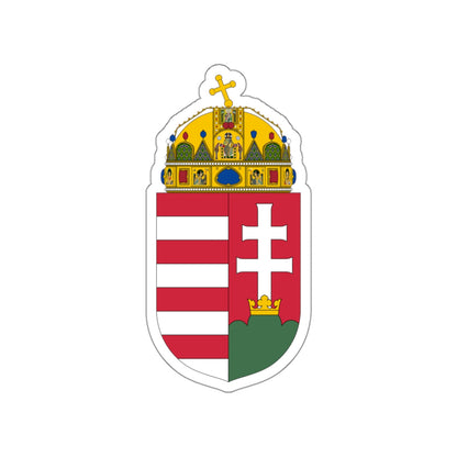 Coat of arms of Hungary STICKER Vinyl Die-Cut Decal-White-The Sticker Space