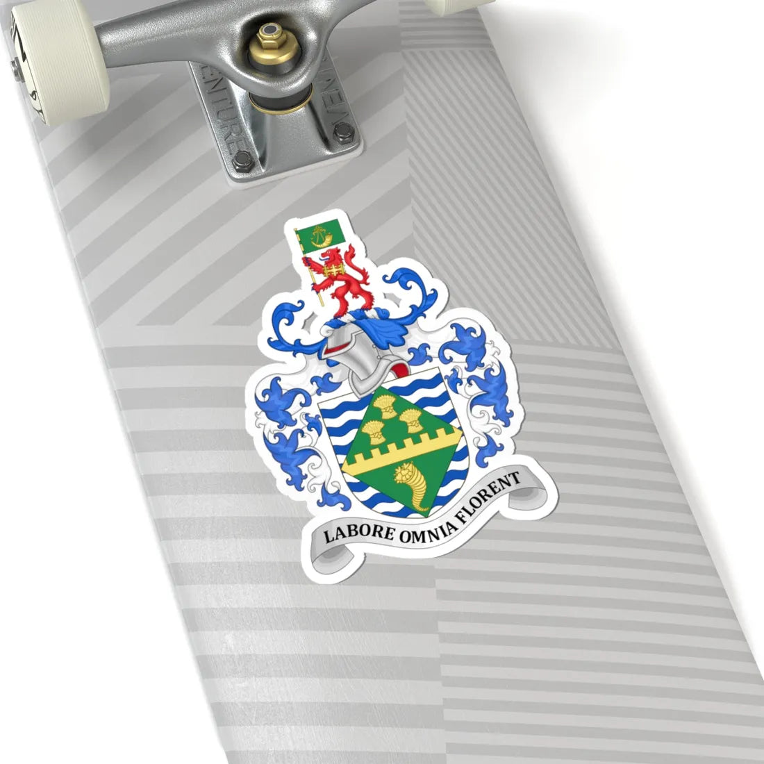 Coat of Arms of Huntingdonshire (England) (Coat of Arms) STICKER Vinyl Kiss-Cut Decal - The Sticker Space