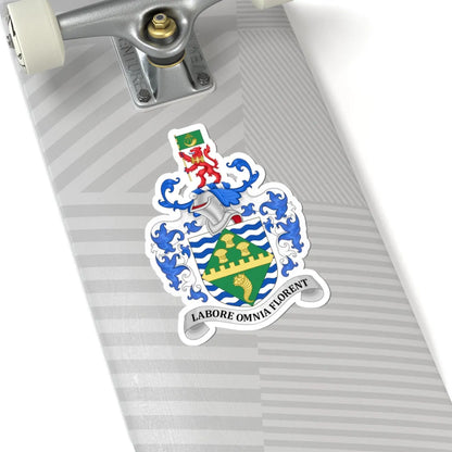 Coat of Arms of Huntingdonshire (England) (Coat of Arms) STICKER Vinyl Kiss-Cut Decal - The Sticker Space
