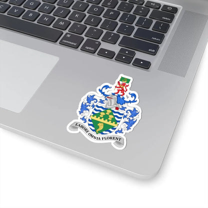 Coat of Arms of Huntingdonshire (England) (Coat of Arms) STICKER Vinyl Kiss-Cut Decal - The Sticker Space