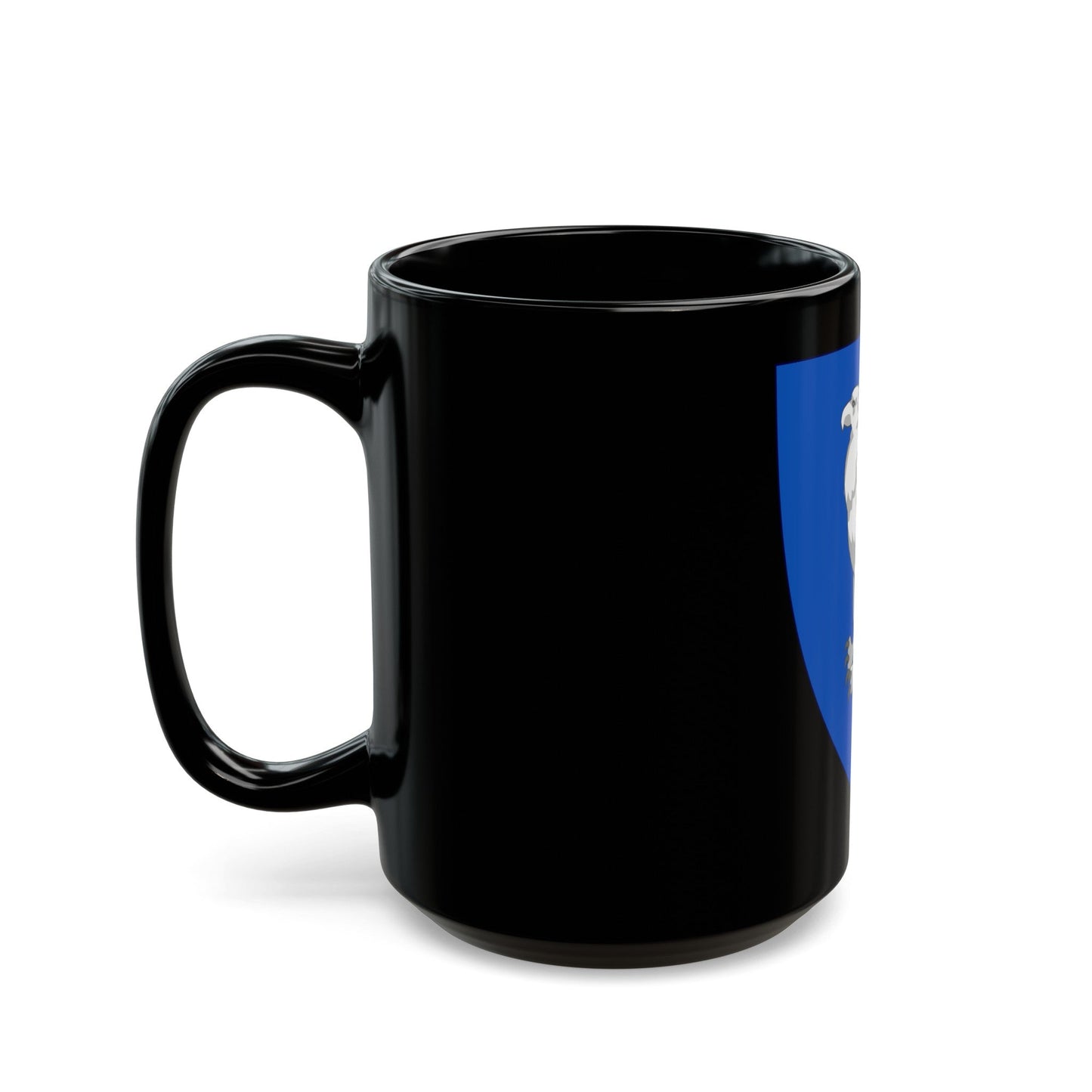 Coat of Arms of Iceland (1904) - Black Coffee Mug-The Sticker Space