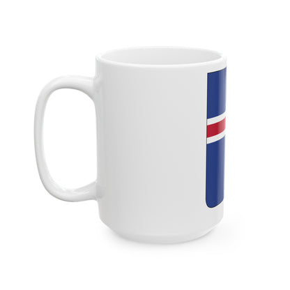 Coat of arms of Iceland 2 - White Coffee Mug-The Sticker Space