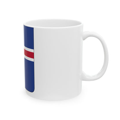 Coat of arms of Iceland 2 - White Coffee Mug-The Sticker Space