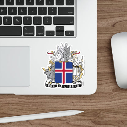 Coat of arms of Iceland STICKER Vinyl Die-Cut Decal-The Sticker Space