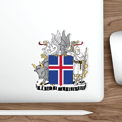 Coat of arms of Iceland STICKER Vinyl Die-Cut Decal-The Sticker Space