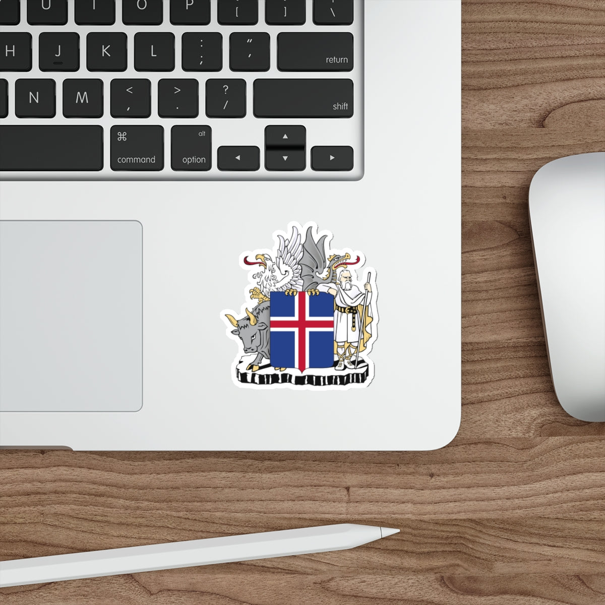 Coat of arms of Iceland STICKER Vinyl Die-Cut Decal-The Sticker Space