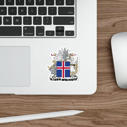 Coat of arms of Iceland STICKER Vinyl Die-Cut Decal-The Sticker Space