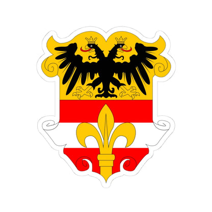Coat of arms of Imperial Free City of Trieste (Italy) (Coat of Arms) STICKER Vinyl Kiss-Cut Decal 4 Inch White - The Sticker Space