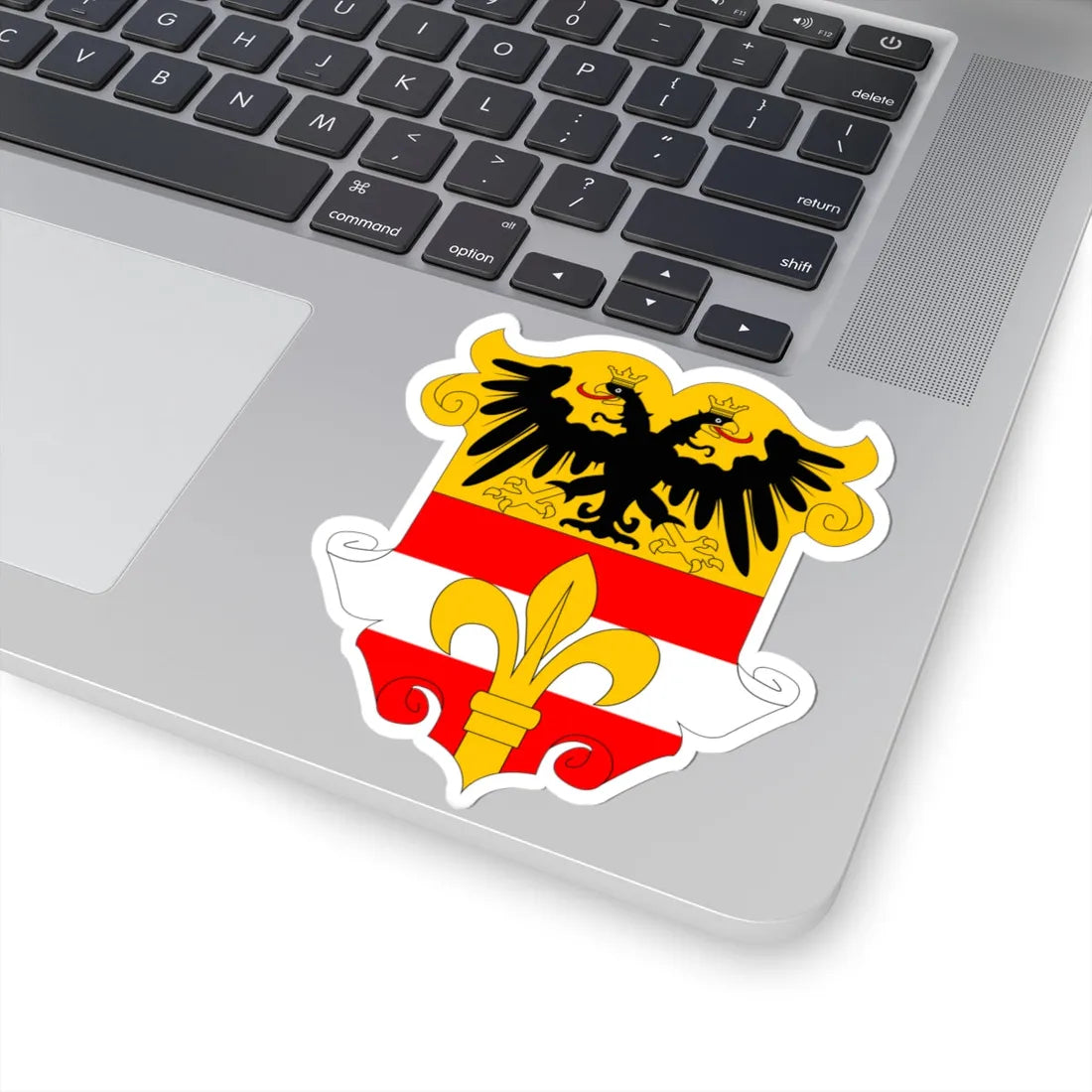 Coat of arms of Imperial Free City of Trieste (Italy) (Coat of Arms) STICKER Vinyl Kiss-Cut Decal - The Sticker Space