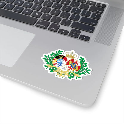 Coat of arms of Infanta Paz of Spain in Bavaria (Germany) (Coat of Arms) STICKER Vinyl Kiss-Cut Decal - The Sticker Space