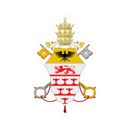 Coat of arms of Innocentius XI (Italy) (Coat of Arms) STICKER Vinyl Kiss-Cut Decal 2 Inch White - The Sticker Space