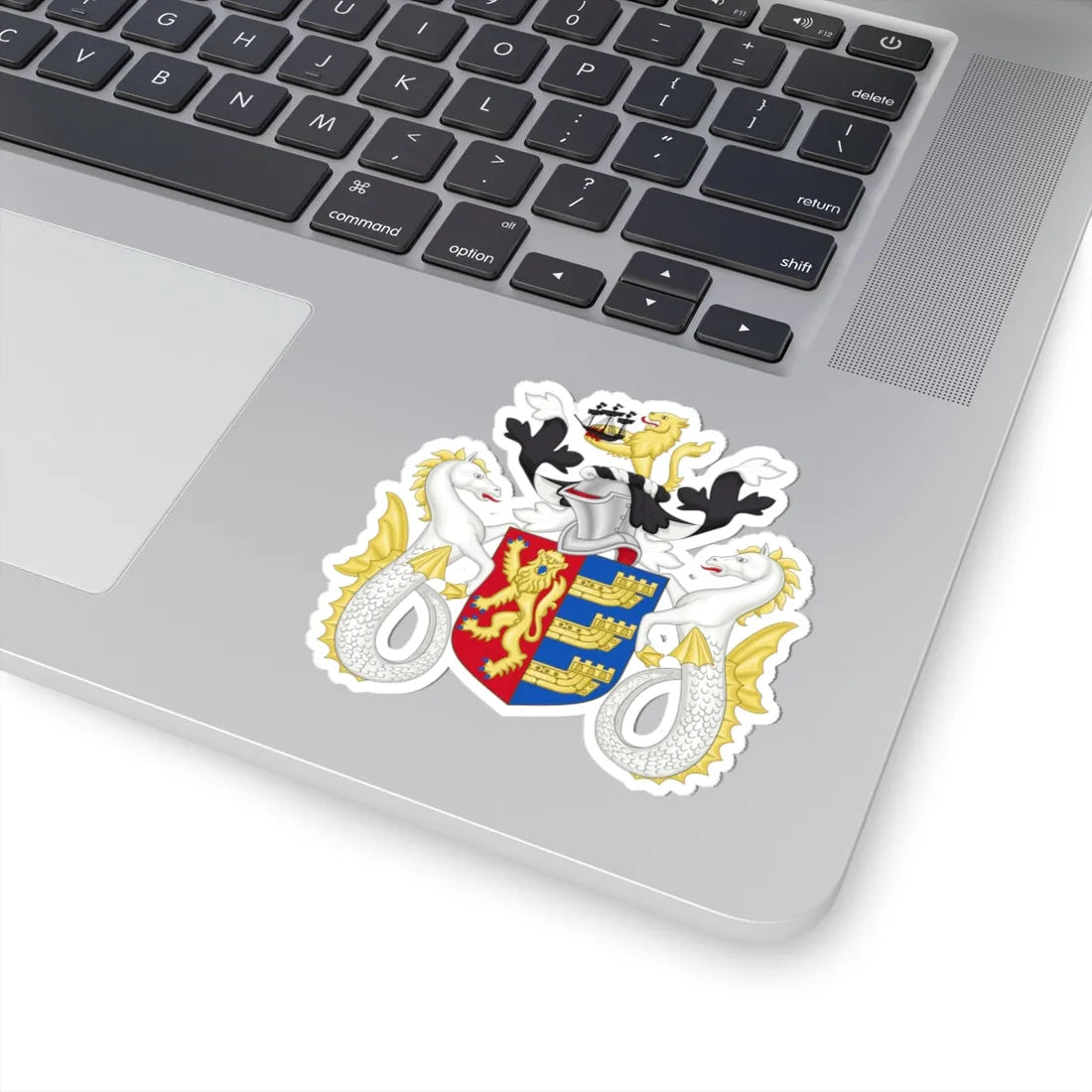 Coat of Arms of Ipswich Borough Council (England) (Coat of Arms) STICKER Vinyl Kiss-Cut Decal - The Sticker Space