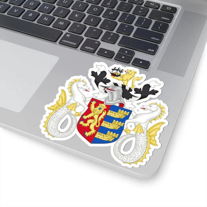 Coat of Arms of Ipswich Borough Council (England) (Coat of Arms) STICKER Vinyl Kiss-Cut Decal - The Sticker Space