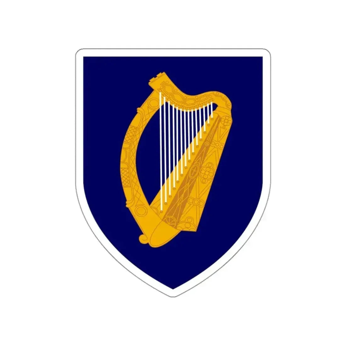 Coat of arms of Ireland STICKER Vinyl Die-Cut Decal - The Sticker Space