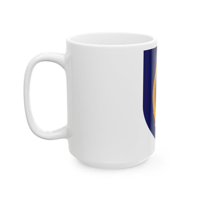 Coat of arms of Ireland - White Coffee Mug-The Sticker Space