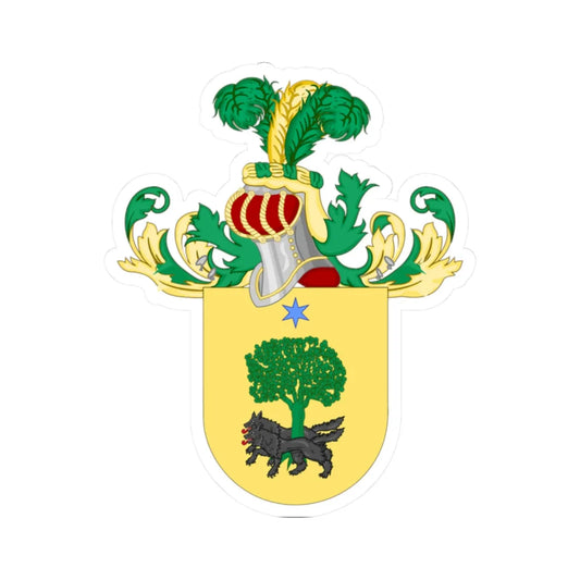 Coat of Arms of Isasmendi (Argentina) (Coat of Arms) STICKER Vinyl Kiss-Cut Decal 2 Inch White - The Sticker Space