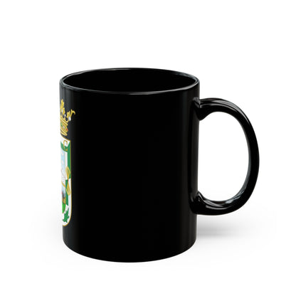 Coat of Arms of Isla Fernandina (Cuba) - Black Coffee Mug-The Sticker Space