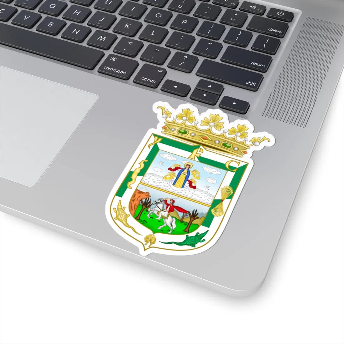 Coat of Arms of Isla Fernandina Cuba (Cuba) (Coat of Arms) STICKER Vinyl Kiss-Cut Decal - The Sticker Space