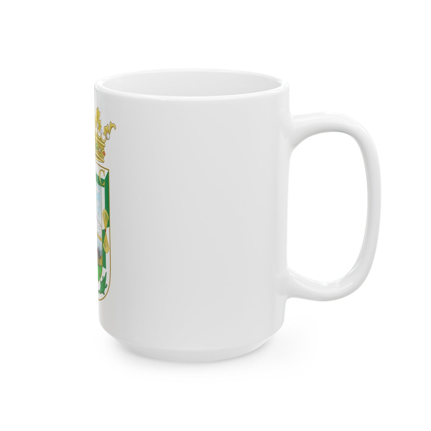 Coat of Arms of Isla Fernandina (Cuba) - White Coffee Mug-The Sticker Space