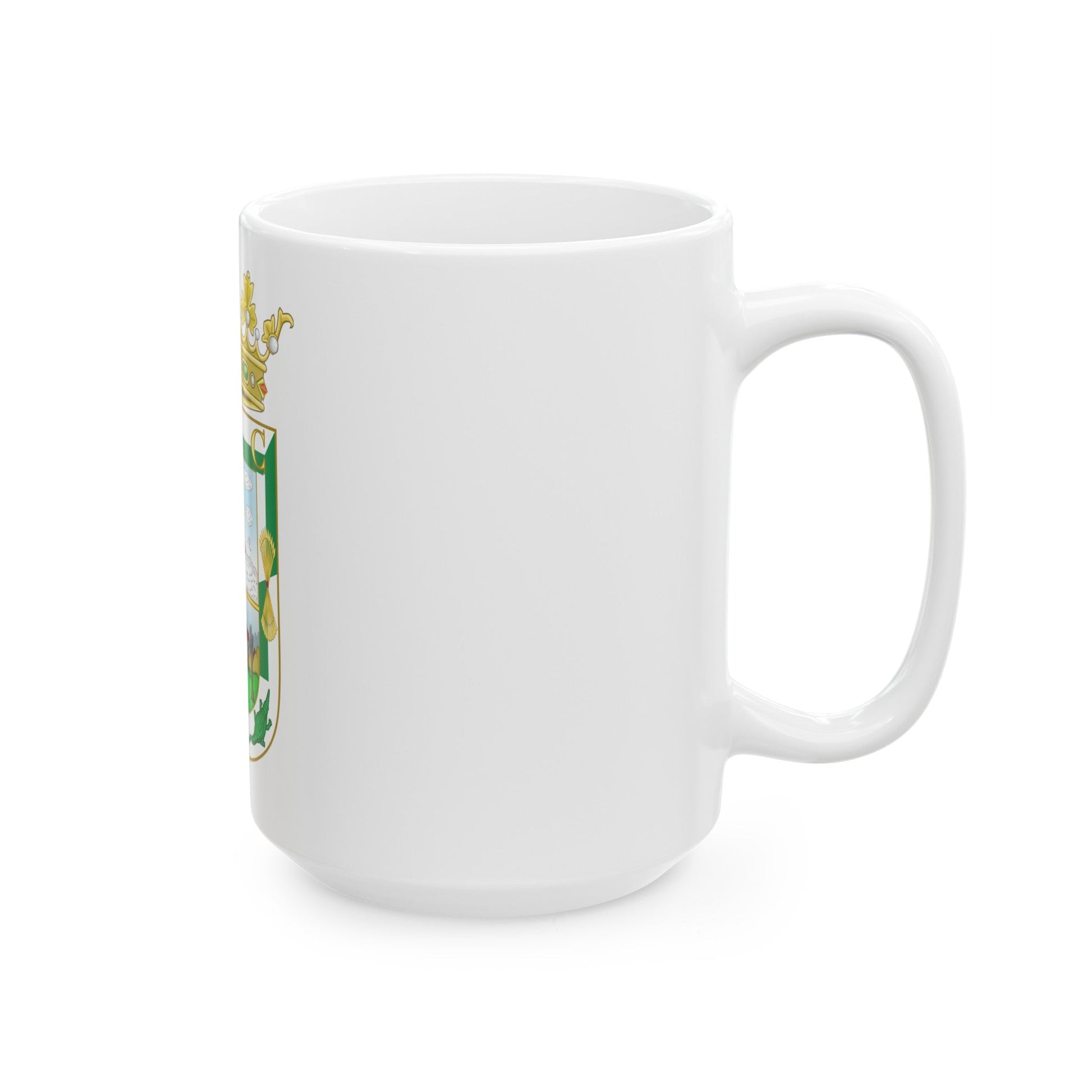 Coat of Arms of Isla Fernandina (Cuba) - White Coffee Mug-The Sticker Space