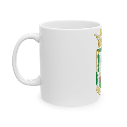 Coat of Arms of Isla Fernandina (Cuba) - White Coffee Mug-The Sticker Space