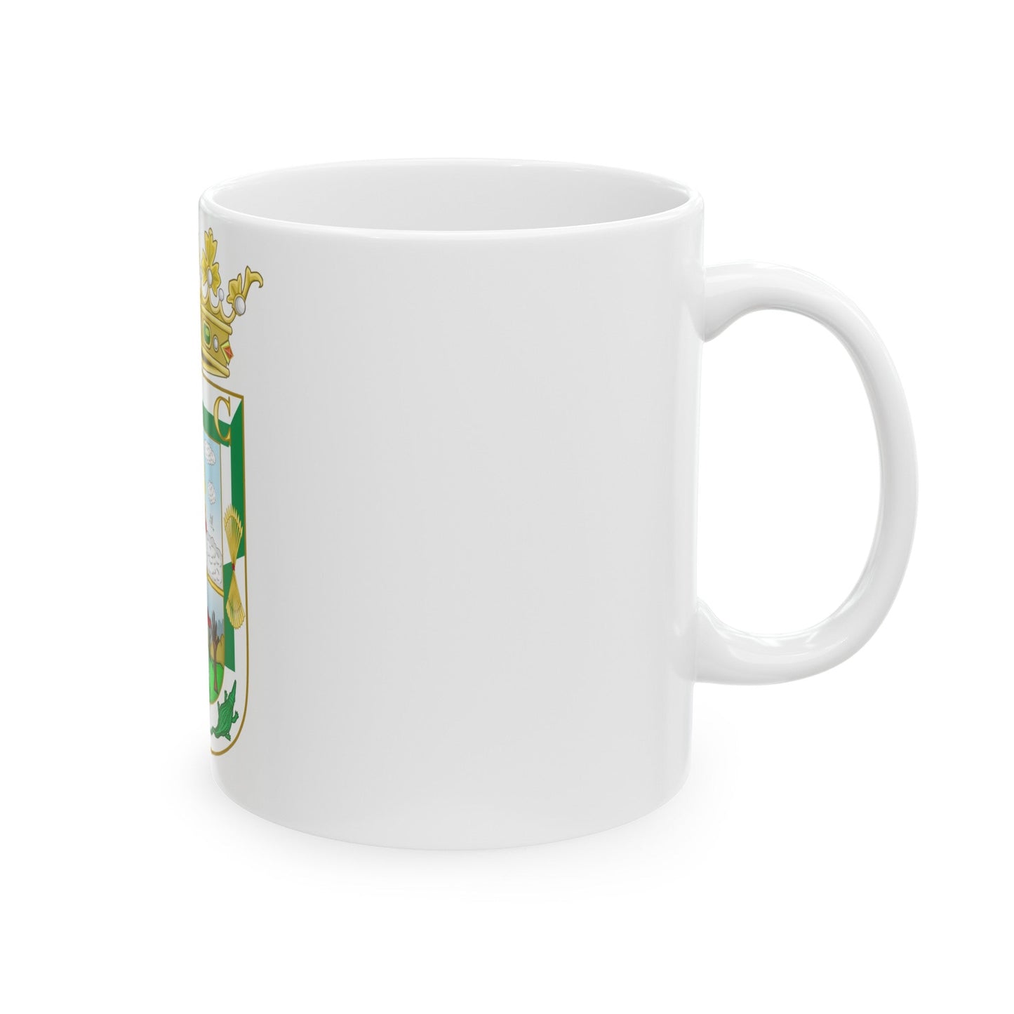 Coat of Arms of Isla Fernandina (Cuba) - White Coffee Mug-The Sticker Space