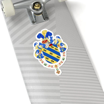 Coat of Arms of Iván Duque Order of Isabella the Catholic (Spain) (Coat of Arms) STICKER Vinyl Kiss-Cut Decal - The Sticker Space