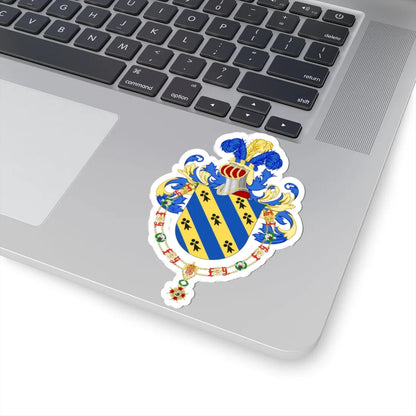 Coat of Arms of Iván Duque Order of Isabella the Catholic (Spain) (Coat of Arms) STICKER Vinyl Kiss-Cut Decal - The Sticker Space