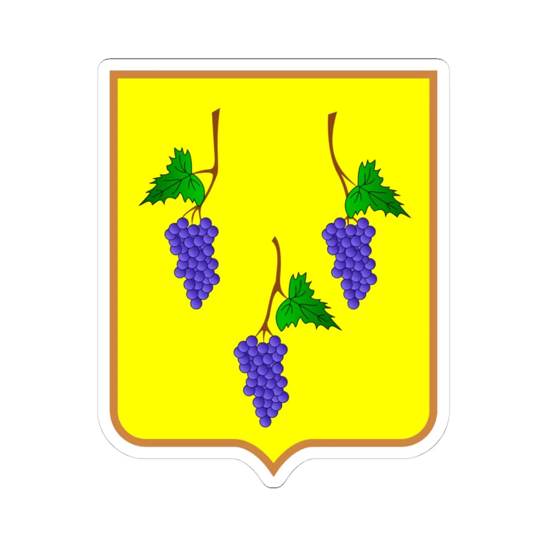 Coat of Arms of Izium (Ukraine) (Coat of Arms) STICKER Vinyl Kiss-Cut Decal 4 Inch White - The Sticker Space