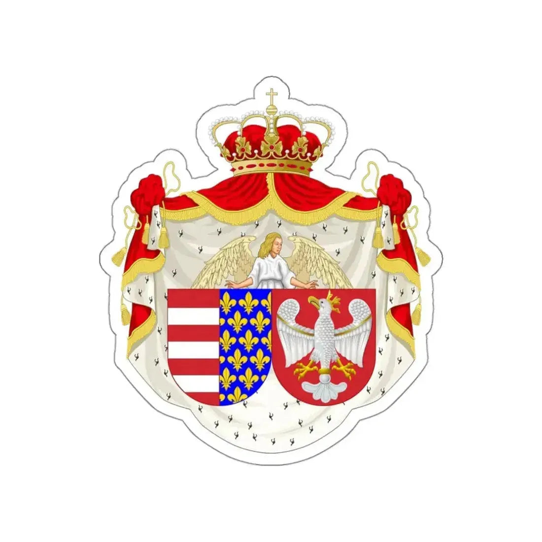 Coat of arms of Jadwiga of Poland STICKER Vinyl Die-Cut Decal - The Sticker Space