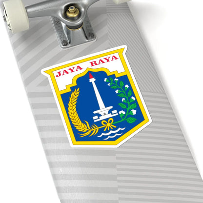 Coat of arms of Jakarta (Indonesia) (Coat of Arms) STICKER Vinyl Kiss-Cut Decal - The Sticker Space