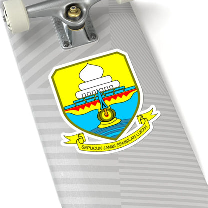 Coat of arms of Jambi (Indonesia) (Coat of Arms) STICKER Vinyl Kiss-Cut Decal - The Sticker Space