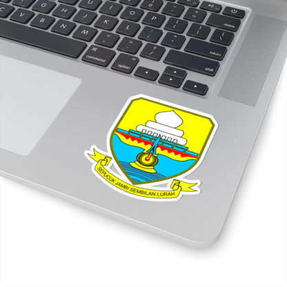 Coat of arms of Jambi (Indonesia) (Coat of Arms) STICKER Vinyl Kiss-Cut Decal - The Sticker Space