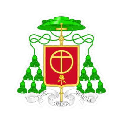 Coat of Arms of Javier Echevarría Prelate of the Opus Dei (Spain) (Coat of Arms) STICKER Vinyl Kiss-Cut Decal 2 Inch White - The Sticker Space