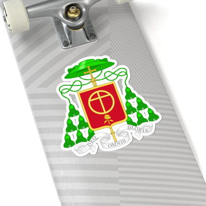 Coat of Arms of Javier Echevarría Prelate of the Opus Dei (Spain) (Coat of Arms) STICKER Vinyl Kiss-Cut Decal - The Sticker Space