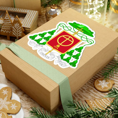 Coat of Arms of Javier Echevarría Prelate of the Opus Dei (Spain) (Coat of Arms) STICKER Vinyl Kiss-Cut Decal - The Sticker Space