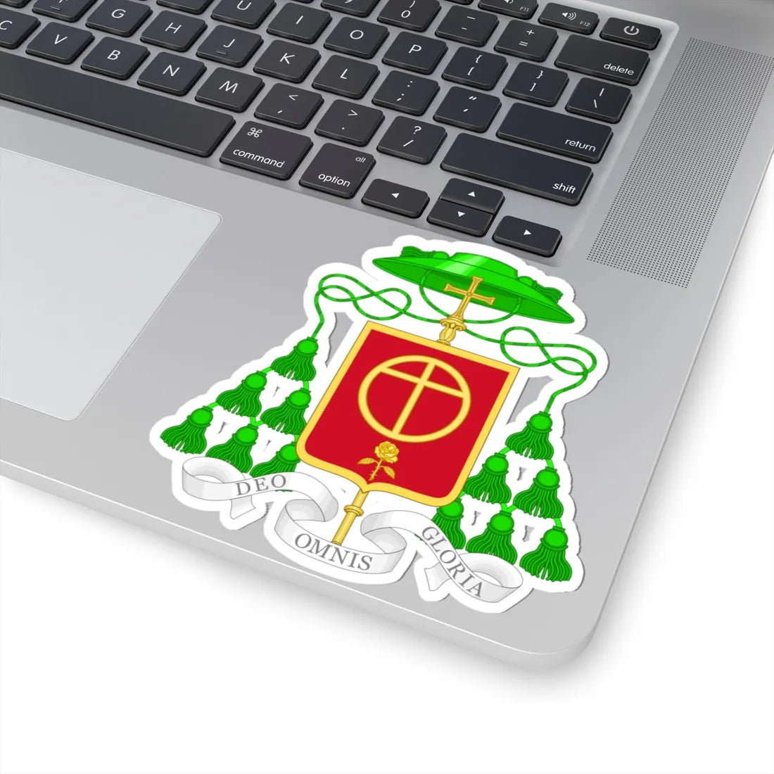Coat of Arms of Javier Echevarría Prelate of the Opus Dei (Spain) (Coat of Arms) STICKER Vinyl Kiss-Cut Decal - The Sticker Space