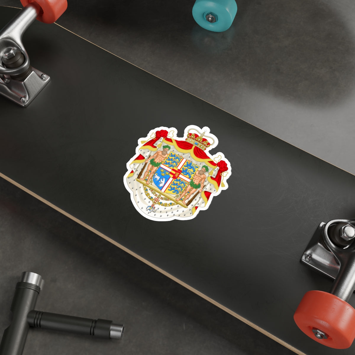 Coat of arms of Joachim, Prince of Denmark STICKER Vinyl Die-Cut Decal-The Sticker Space