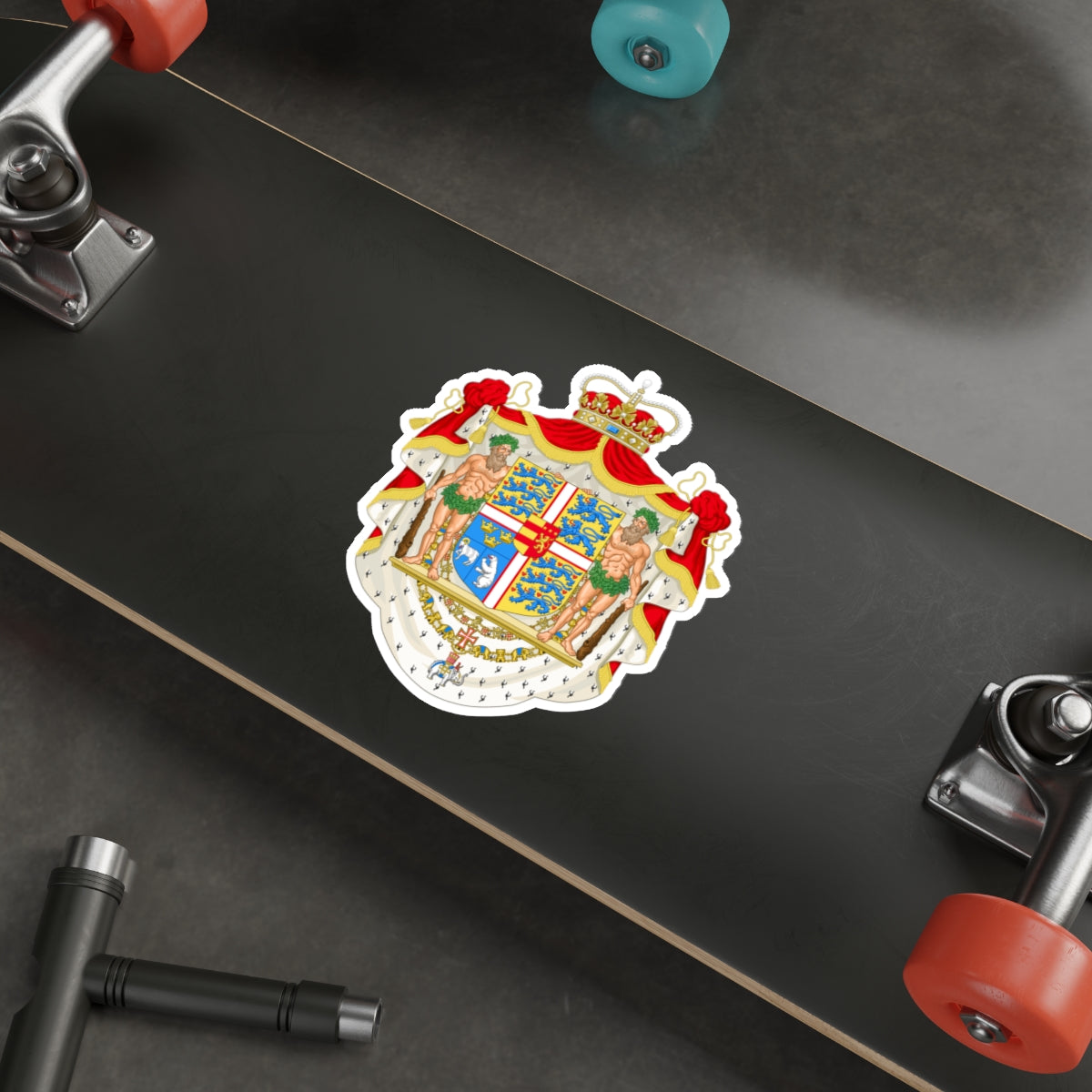 Coat of arms of Joachim, Prince of Denmark STICKER Vinyl Die-Cut Decal-The Sticker Space