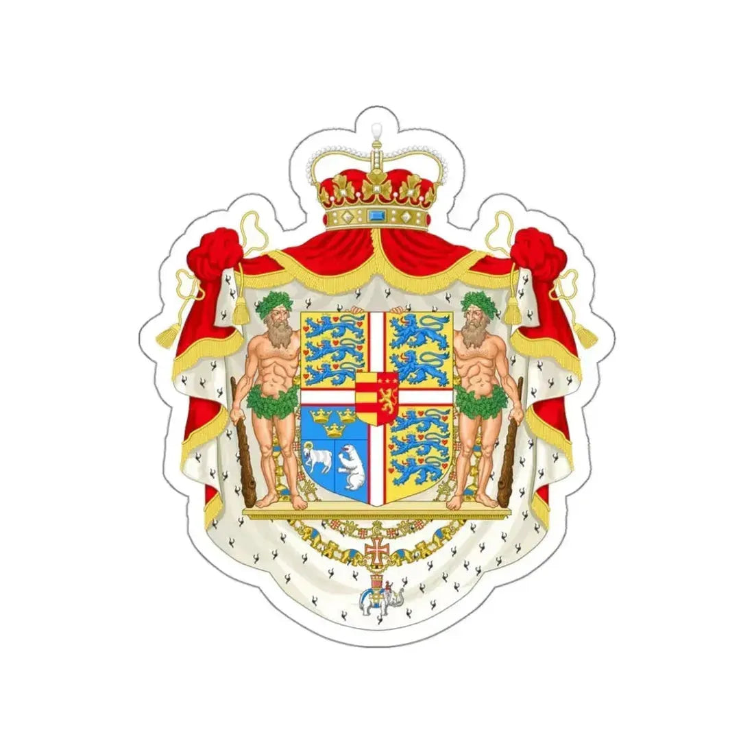 Coat of arms of Joachim, Prince of Denmark STICKER Vinyl Die-Cut Decal 3 Inch - The Sticker Space