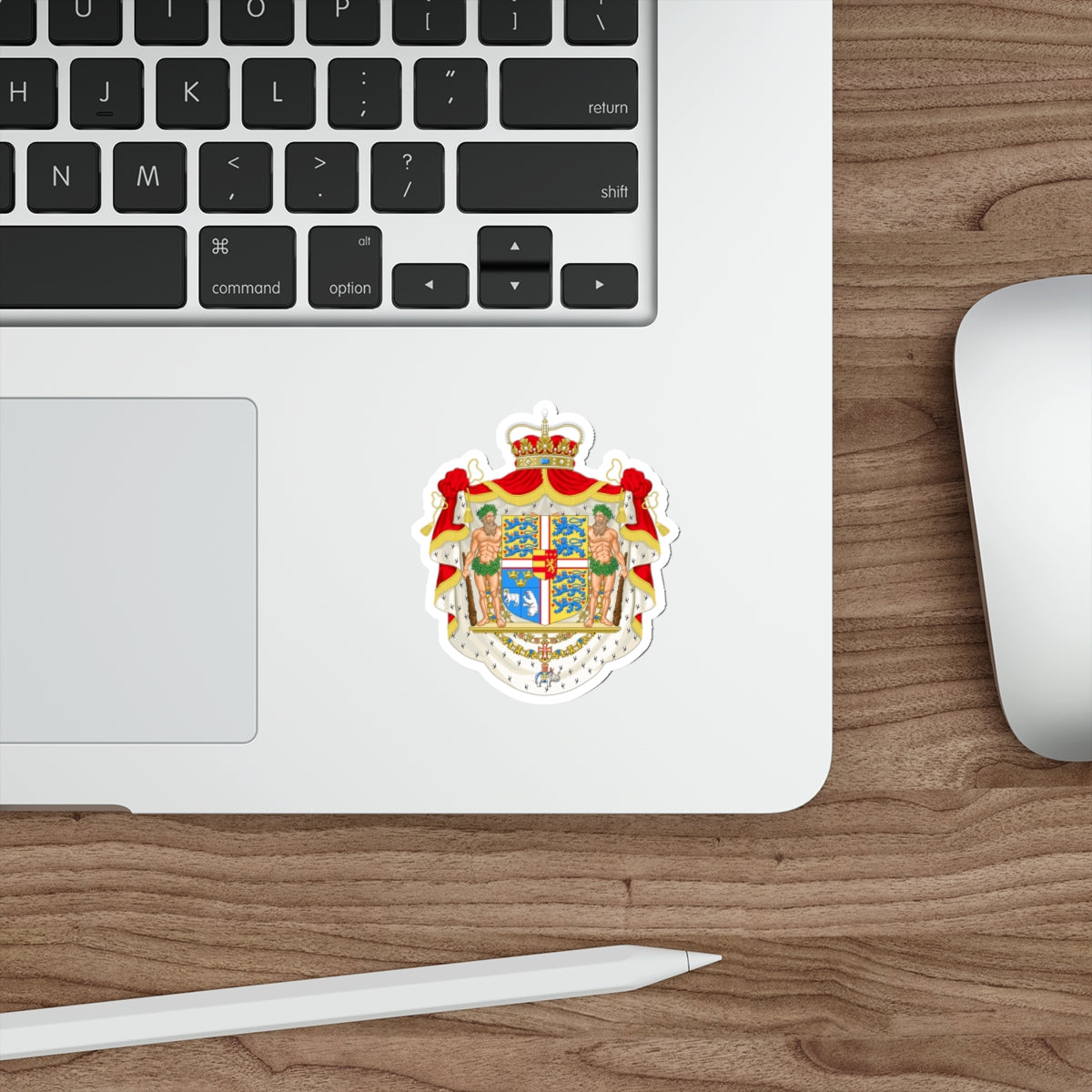 Coat of arms of Joachim, Prince of Denmark STICKER Vinyl Die-Cut Decal-The Sticker Space