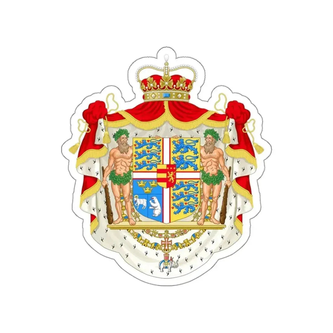 Coat of arms of Joachim, Prince of Denmark STICKER Vinyl Die-Cut Decal - The Sticker Space