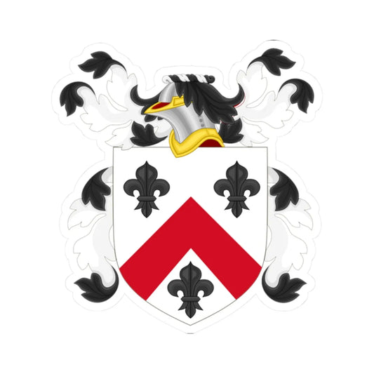 Coat of Arms of John Dixwell (England) (Coat of Arms) STICKER Vinyl Kiss-Cut Decal 2 Inch White - The Sticker Space