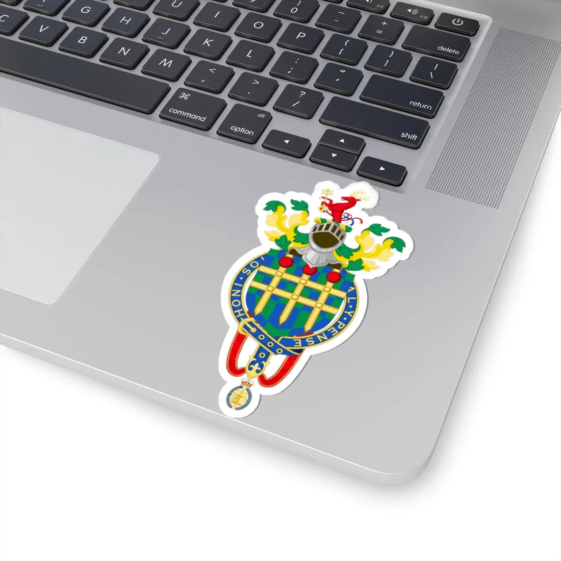 Coat of Arms of John Major (Spain) (Coat of Arms) STICKER Vinyl Kiss-Cut Decal - The Sticker Space