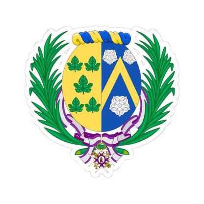 Coat of Arms of Josefa Julia Bouquet (Argentina) (Coat of Arms) STICKER Vinyl Kiss-Cut Decal 4 Inch White - The Sticker Space