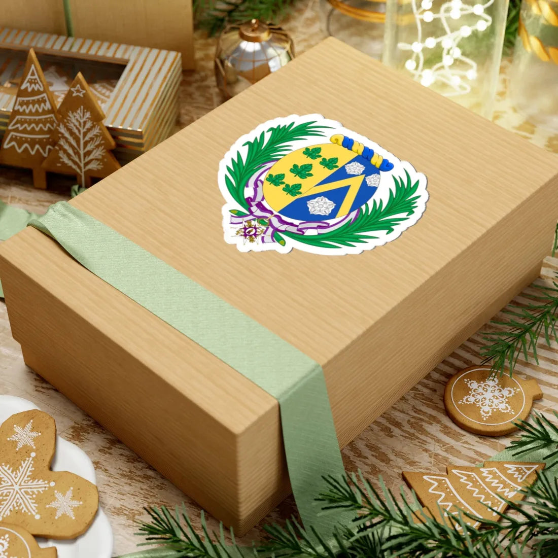 Coat of Arms of Josefa Julia Bouquet (Argentina) (Coat of Arms) STICKER Vinyl Kiss-Cut Decal - The Sticker Space