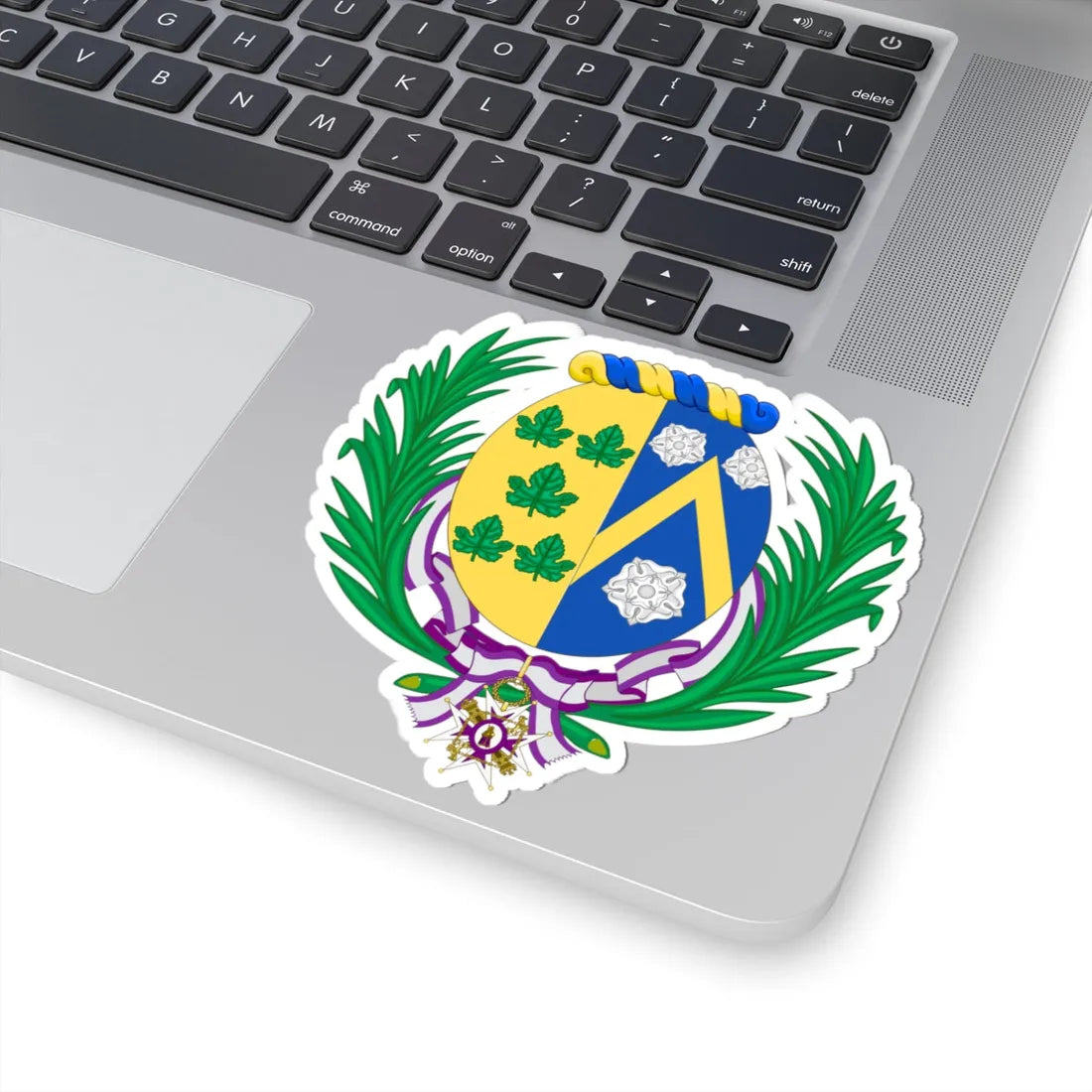 Coat of Arms of Josefa Julia Bouquet (Argentina) (Coat of Arms) STICKER Vinyl Kiss-Cut Decal - The Sticker Space