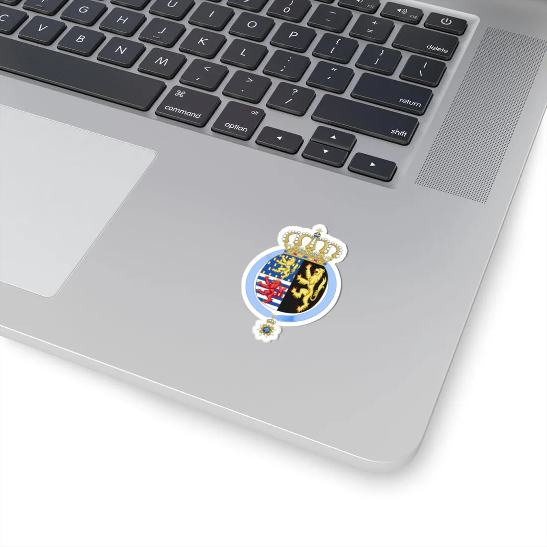 Coat of arms of Josephine Charlotte of Luxembourg Order of Seraphim (Luxembourg) (Coat of Arms) STICKER Vinyl Kiss-Cut Decal - The Sticker Space