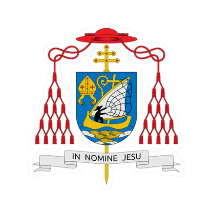 Coat of arms of Julius Darmaatmadja (Indonesia) (Coat of Arms) STICKER Vinyl Kiss-Cut Decal 2 Inch White - The Sticker Space